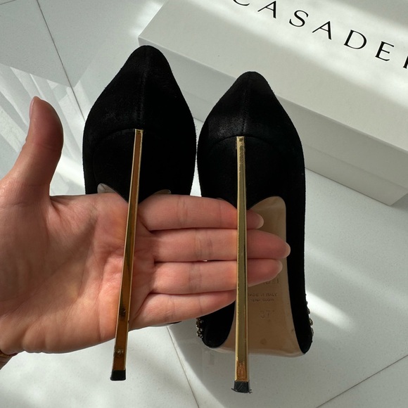 Casadei Blade Embellished Pumps - Picture 9 of 11